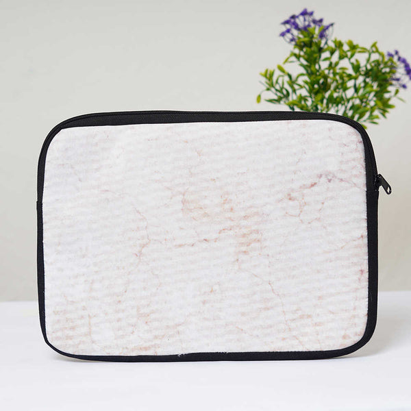 Yellow Marble Printed Laptop Sleeve/Cover 13 inch